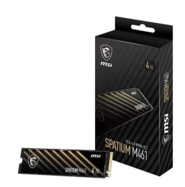MSI SPATIUM M461 4TB M.2 2280 NVMe PCI-E 4.0 S78-440R030-P83 MSI SPATIUM M461 4TB M.2 2280 NVMe PCI-E 4.0 S78-440R030-P83