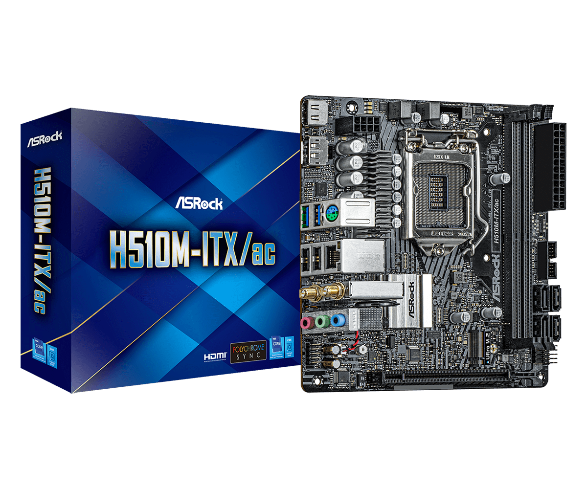 ASRock H510M-ITX/AC LGA1200 ASRock H510M-ITX/AC LGA1200