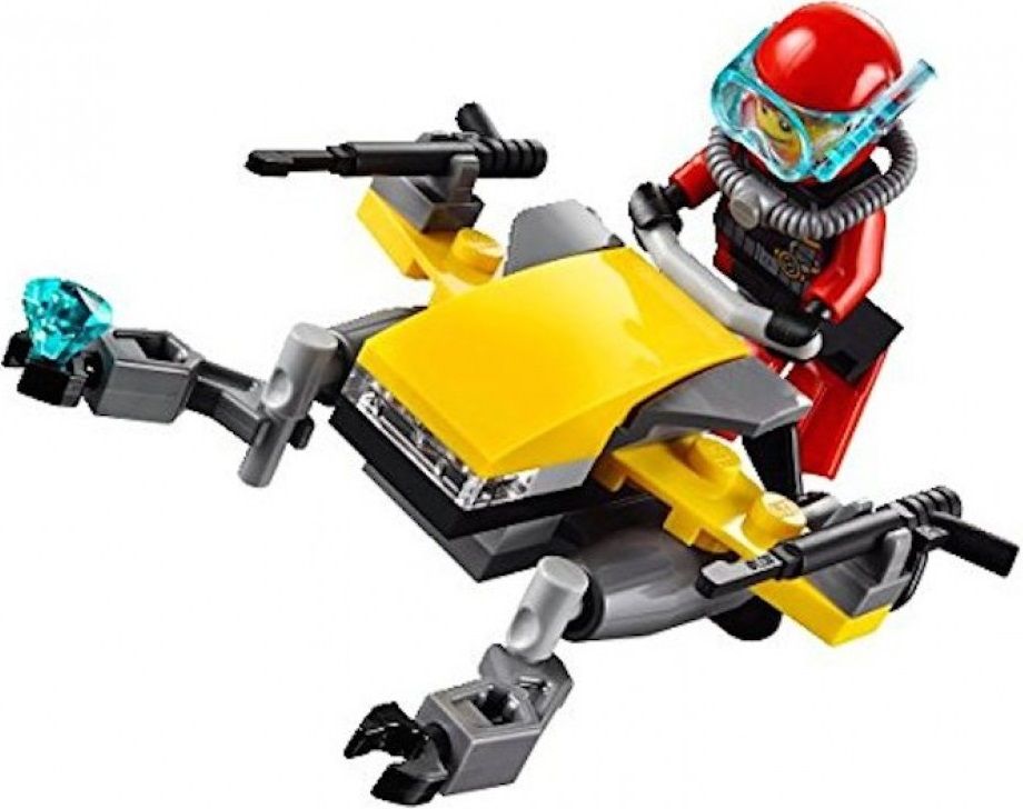 Lego Конструктор City "Глубоководный скутер" 42 детали Lego Конструктор City "Глубоководный скутер" 42 детали