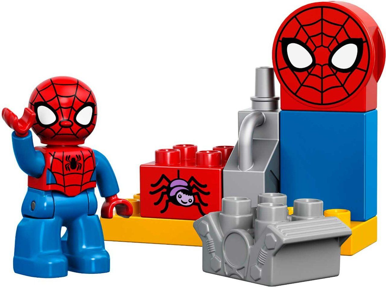 Lego Конструктор Duplo "Мастерская человека-паука" 13 деталей Lego Конструктор Duplo "Мастерская человека-паука" 13 деталей
