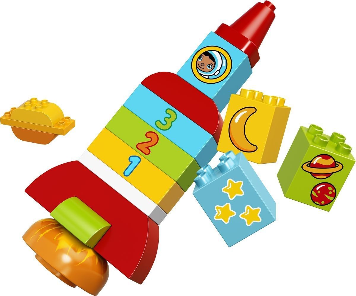 Lego Конструктор Duplo "Моя первая ракета" 18 деталей Lego Конструктор Duplo "Моя первая ракета" 18 деталей