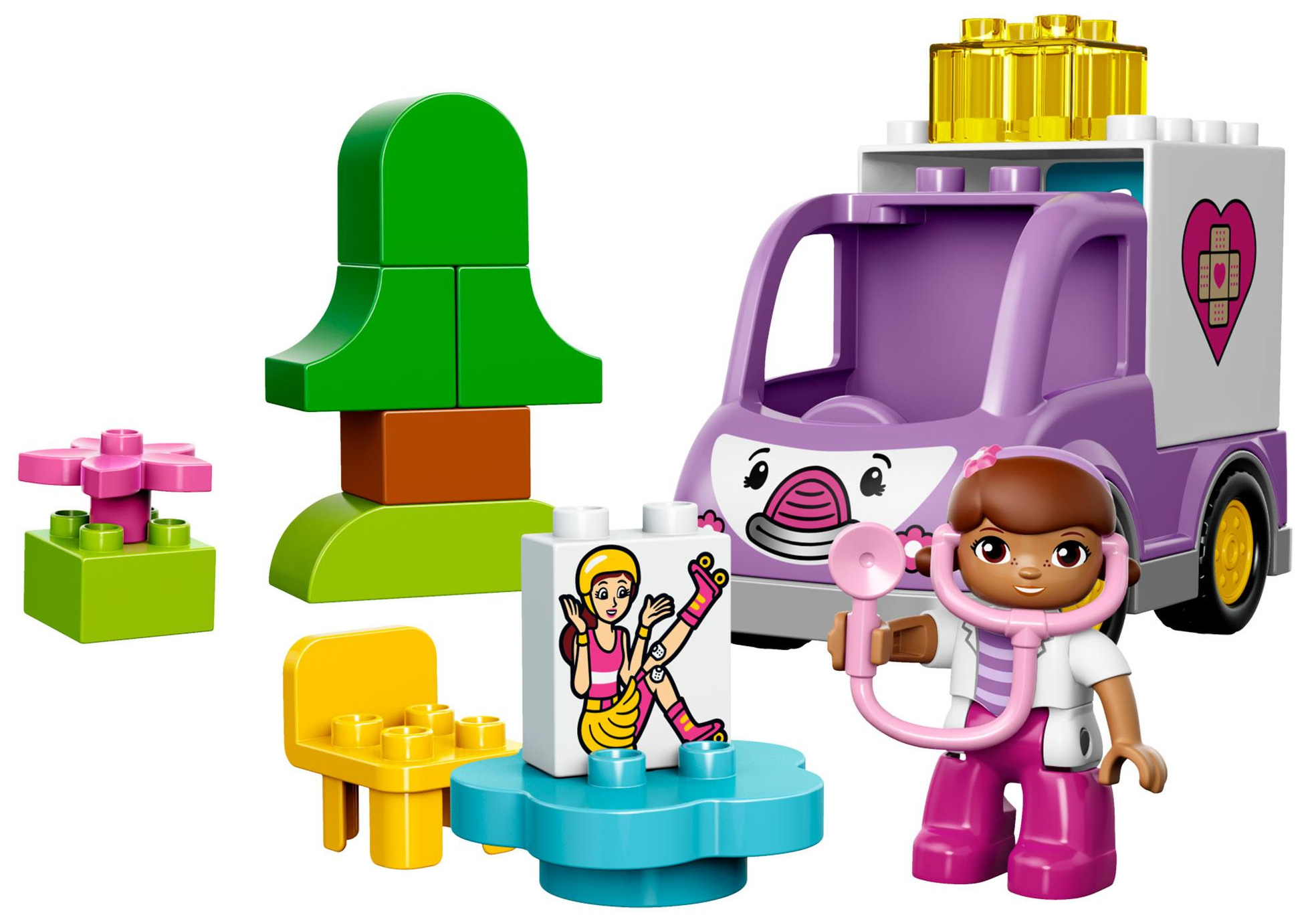 Lego Конструктор Duplo "Скорая помощь доктора Плюшевой" 16 деталей Lego Конструктор Duplo "Скорая помощь доктора Плюшевой" 16 деталей