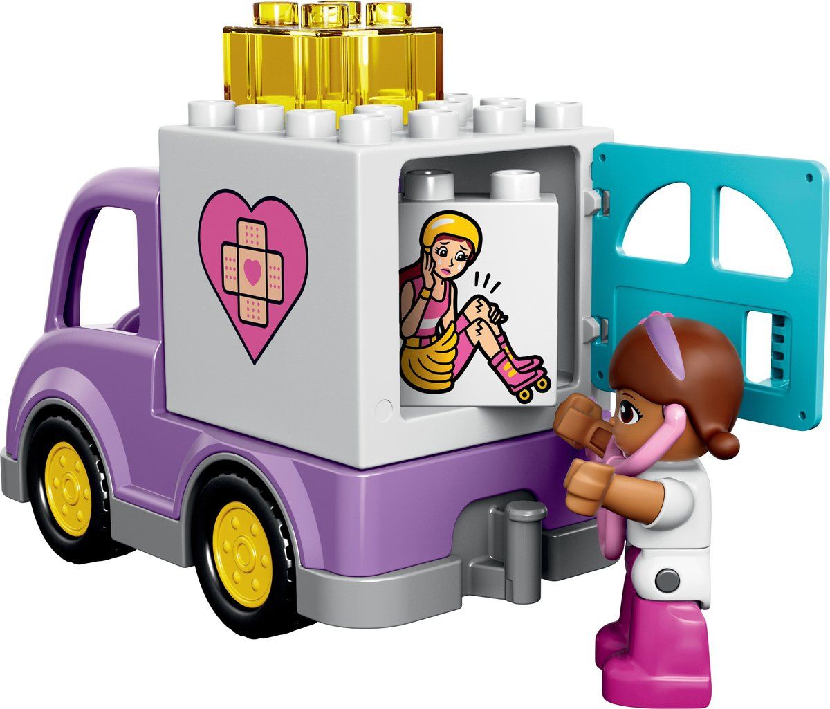 Lego Конструктор Duplo "Скорая помощь доктора Плюшевой" 16 деталей Lego Конструктор Duplo "Скорая помощь доктора Плюшевой" 16 деталей