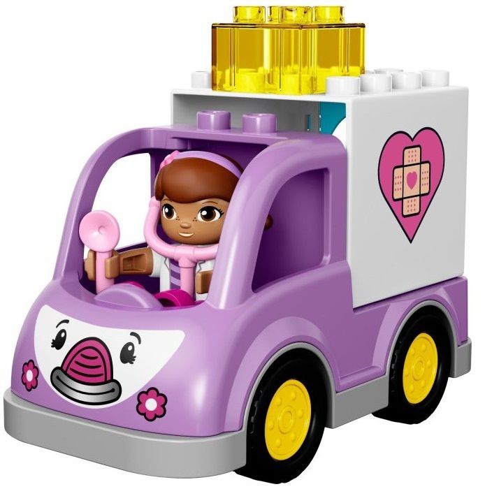 Lego Конструктор Duplo "Скорая помощь доктора Плюшевой" 16 деталей Lego Конструктор Duplo "Скорая помощь доктора Плюшевой" 16 деталей