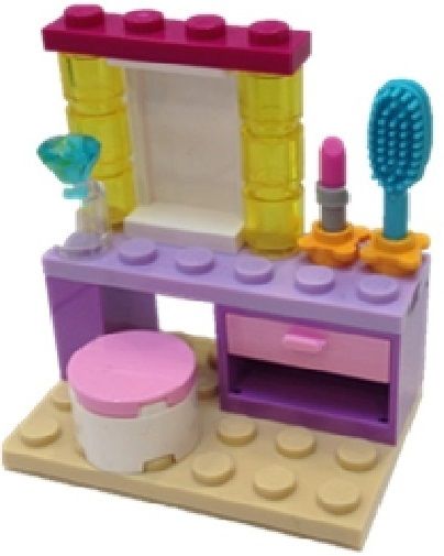 Lego Конструктор Friends "Туалетный столик" 22 детали Lego Конструктор Friends "Туалетный столик" 22 детали