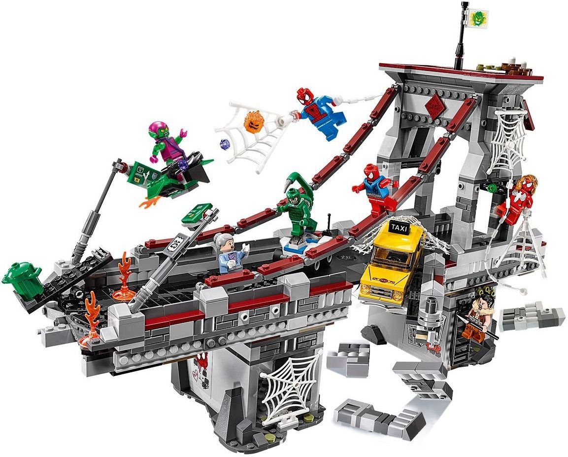 Lego Конструктор Super Heroes "Человек-паук: последний бой воинов паутины" 1092 детали Lego Конструктор Super Heroes "Человек-паук: последний бой воинов паутины" 1092 детали