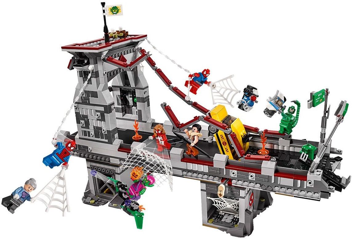 Lego Конструктор Super Heroes "Человек-паук: последний бой воинов паутины" 1092 детали Lego Конструктор Super Heroes "Человек-паук: последний бой воинов паутины" 1092 детали