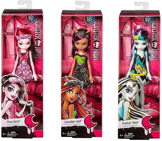 Mattel Кукла Monster High "Пижамная вечеринка" Mattel Кукла Monster High "Пижамная вечеринка"
