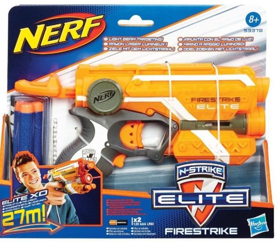 Hasbro Бластер Nerf "Элит Файрстрайк" Hasbro Бластер Nerf "Элит Файрстрайк"
