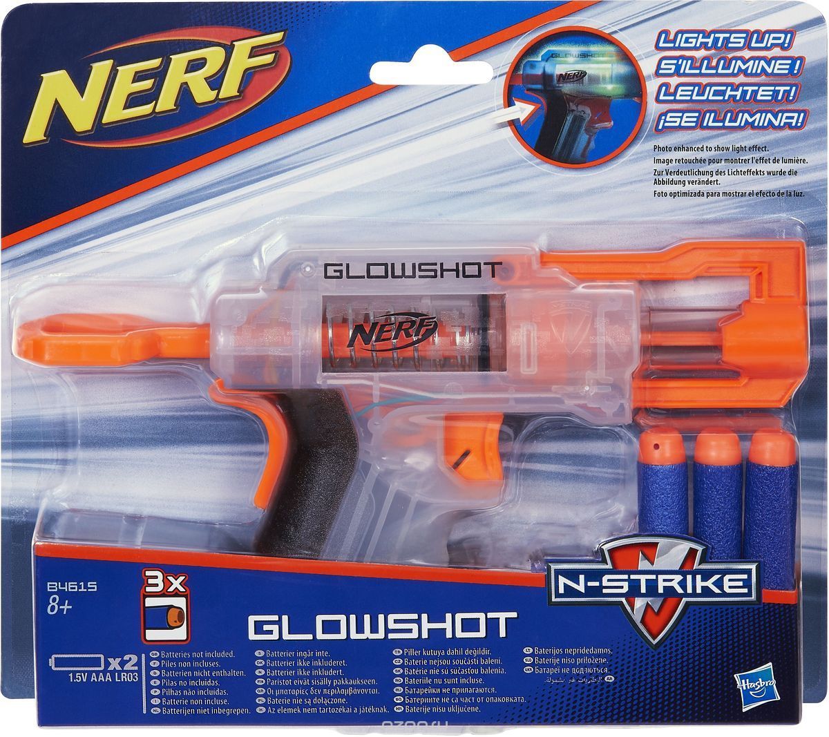 Hasbro Бластер Nerf "Элит Глоушот" Hasbro Бластер Nerf "Элит Глоушот"