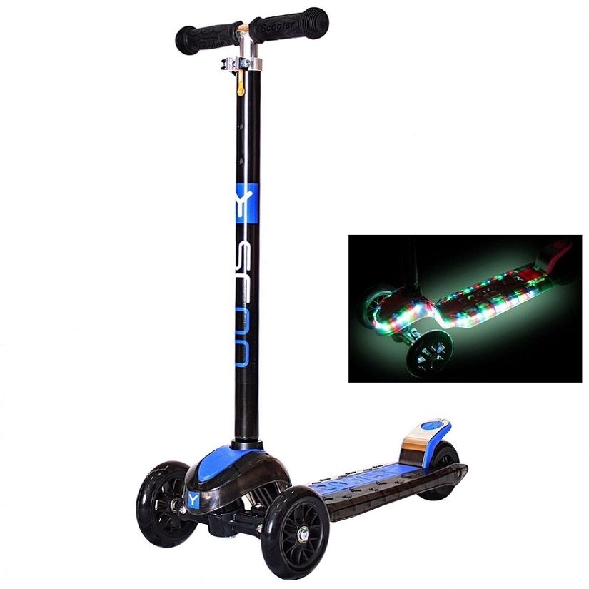 Y-Scoo Самокат Maxi Laser Show с подсветкой платформы Y-Scoo Самокат Maxi Laser Show с подсветкой платформы