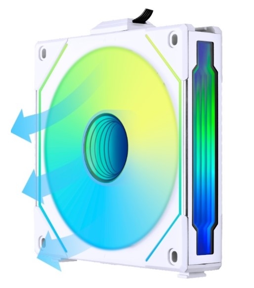 LIAN LI UNI FAN SL-INF 120 Reverse White G99.12RSLIN1W.R0