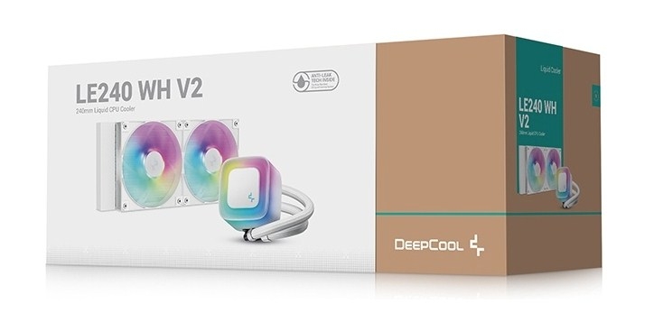 Deepcool LE240 WH V2 (LGA115X/LGA1200/LGA1700/LGA1851/AM4/AM5)