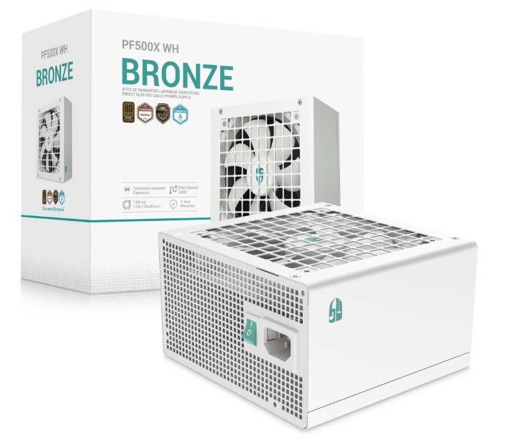 Deepcool GAMERSTORM PF500X WH 500W ATX 2.52 80+ Bronze