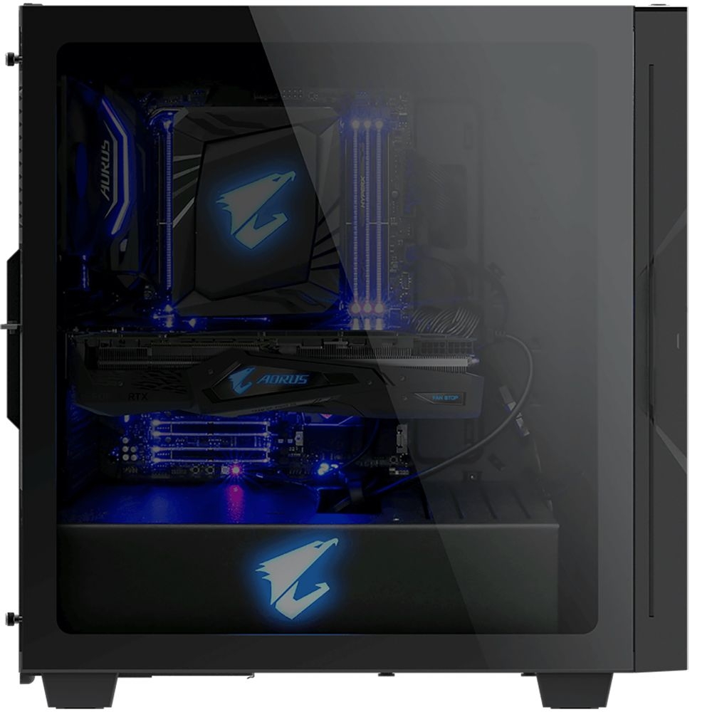 GigaByte AORUS C300 Glass GB-AC300G Black