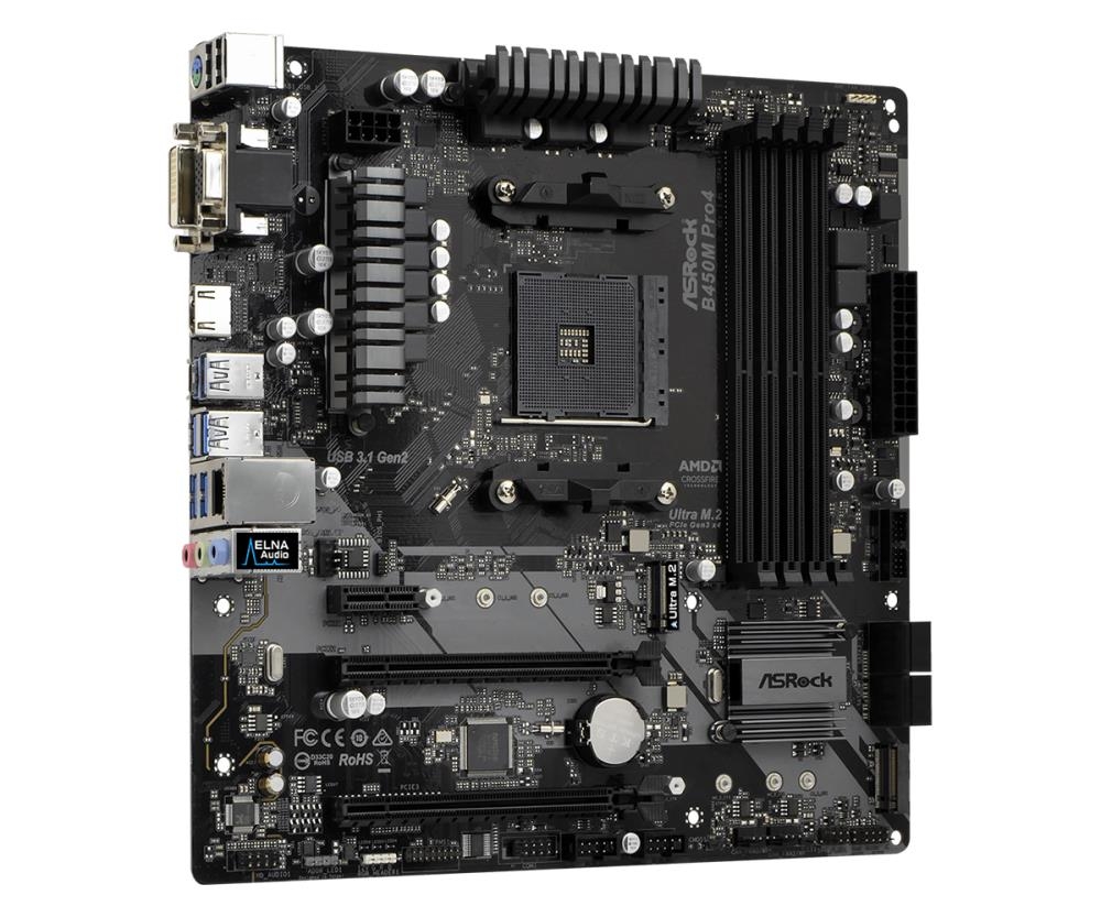 ASRock B450M Pro4 sAM4
