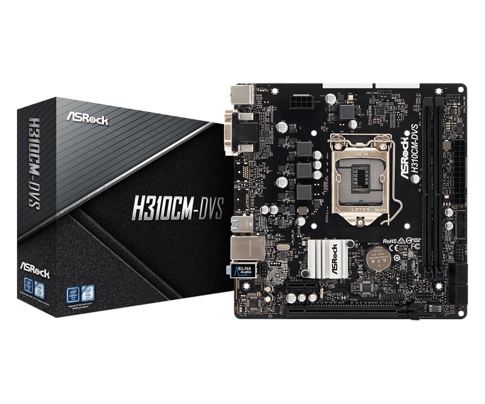 

Материнские платы ASRock, H310CM-HDV s1151 v2