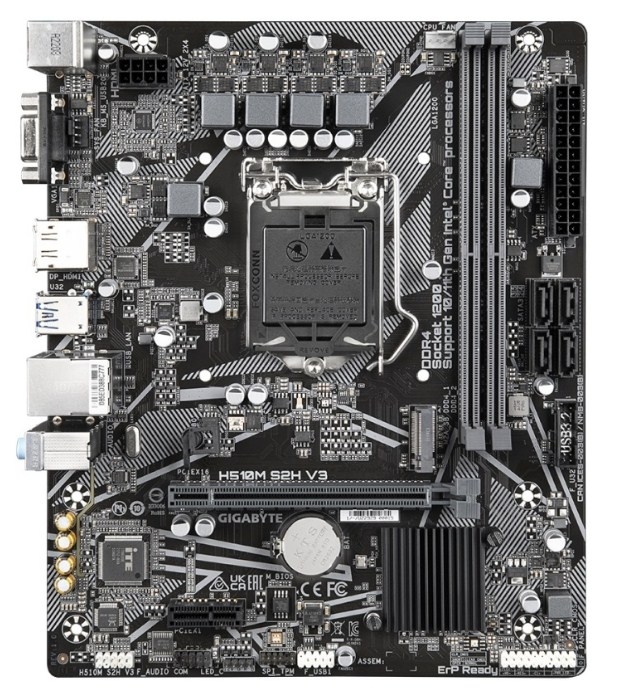 GigaByte H510M S2H V3 (rev. 1.0) LGA1200