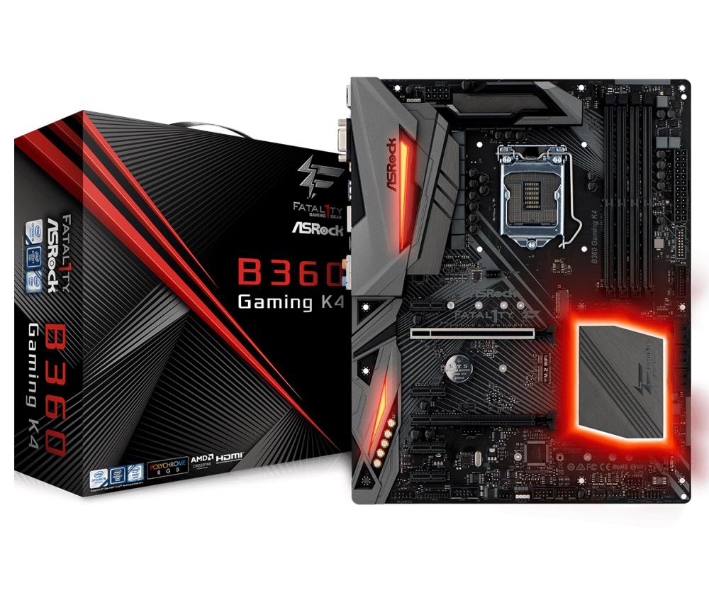 

Материнские платы ASRock, Fatal1ty B360 Gaming K4 s1151 v2