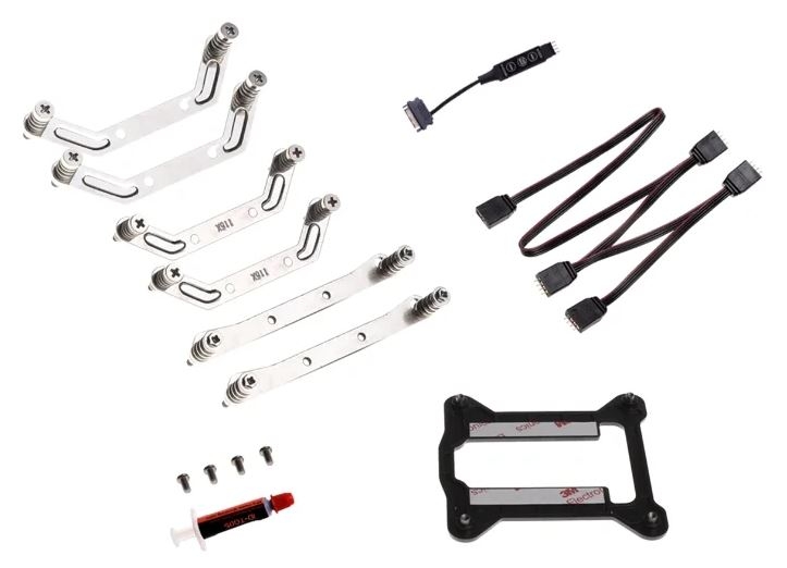 ID-COOLING SE-224-RGB LGA1150/1151/1155/1156, LGA2066, LGA1356/1366, LGA2011/2011-3 (Square ILM), AM2, AM2+, AM3/AM3+/FM1, AM4, FM2/FM2+, sTR4