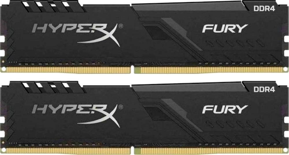 

Модули памяти Kingston, HyperX FURY 8Gb PC21300 DDR4 Kit2 HX426C16FB3K2/8