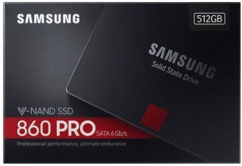Samsung 860 PRO 2.5" 512GB MZ-76P512BW