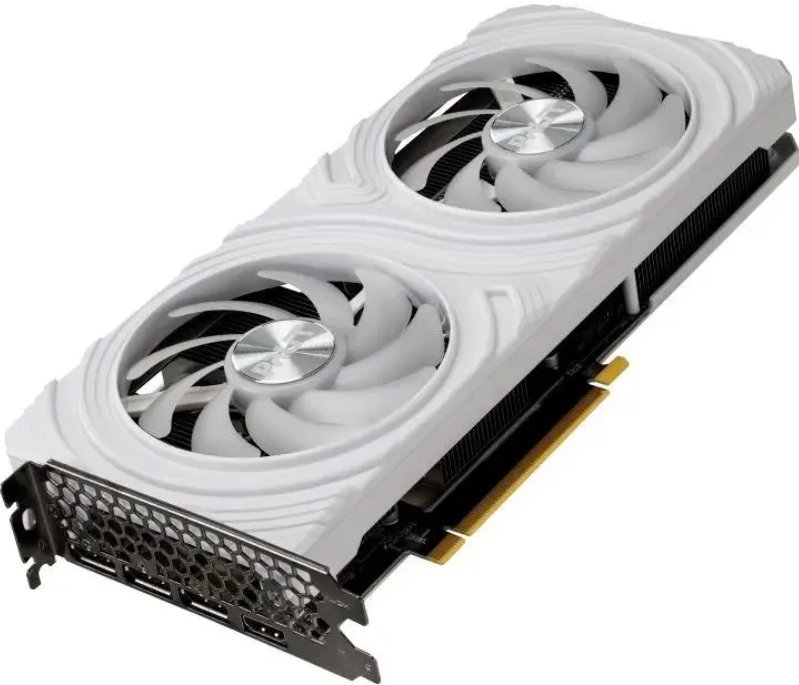 Palit GeForce RTX 4070 DUAL WHITE 12G 2475MHz PCI-E 4.0 12288MB 21000MHz 192bit HDMI 3xDisplayPort HDCP NED4070019K9-1047L