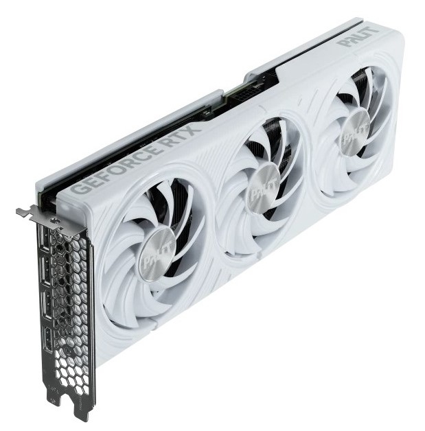 Palit GeForce RTX 5070 WHITE OC 12G 2527MHz PCI-E 5.0 12288MB 28000MHz 192 bit 1xHDMI 3xDisplayPort HDCP NE75070U19K9-GB2050W
