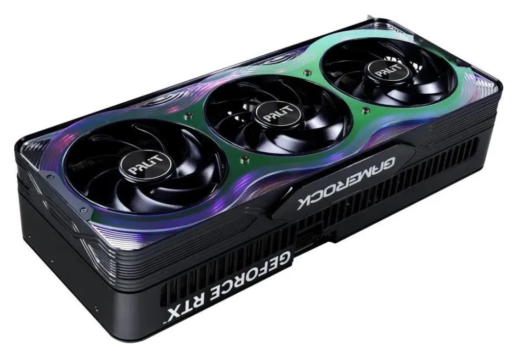 Palit GeForce RTX 5090 GAMEROCK OC 32Gb 2527MHz PCI-E 5.0 28000MHz 512 bit 1xHDMI 3xDisplayPort HDCP NE75090S19R5-GB2020G