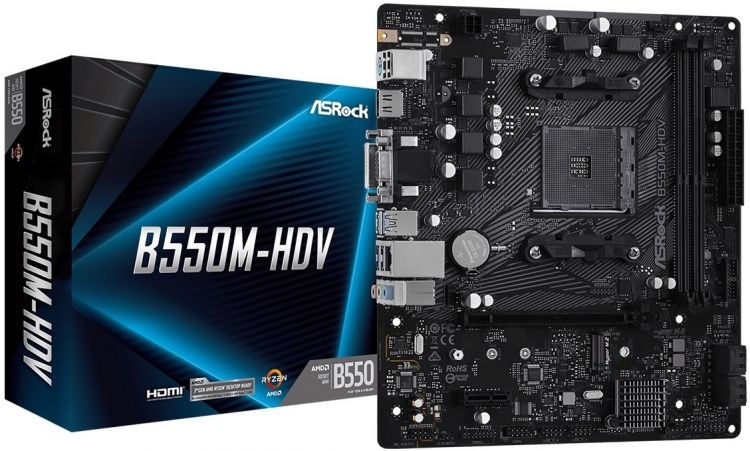 

Материнские платы ASRock, B550M-HDV sAM4