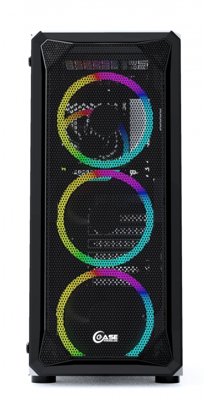 Powercase Mistral Z4 Mesh Tempered Glass RGB (CMIZB-R4)