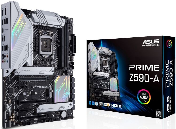 

Материнские платы ASUS, PRIME Z590-A LGA1200