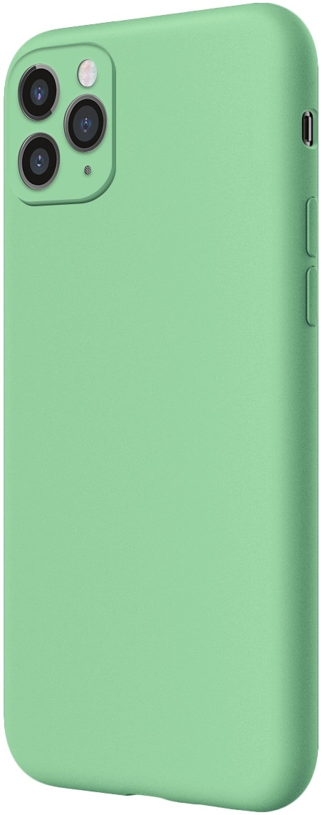 

Чехол-накладка Liquid Silicone Case для Apple iPhone 11 (light green)