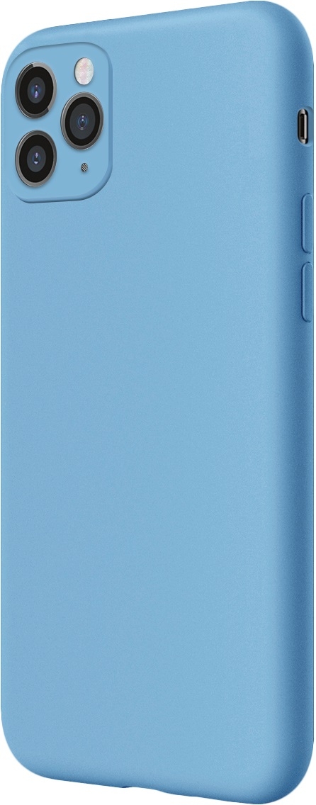 

Чехол-накладка Liquid Silicone Case для Apple iPhone 11 (light blue)