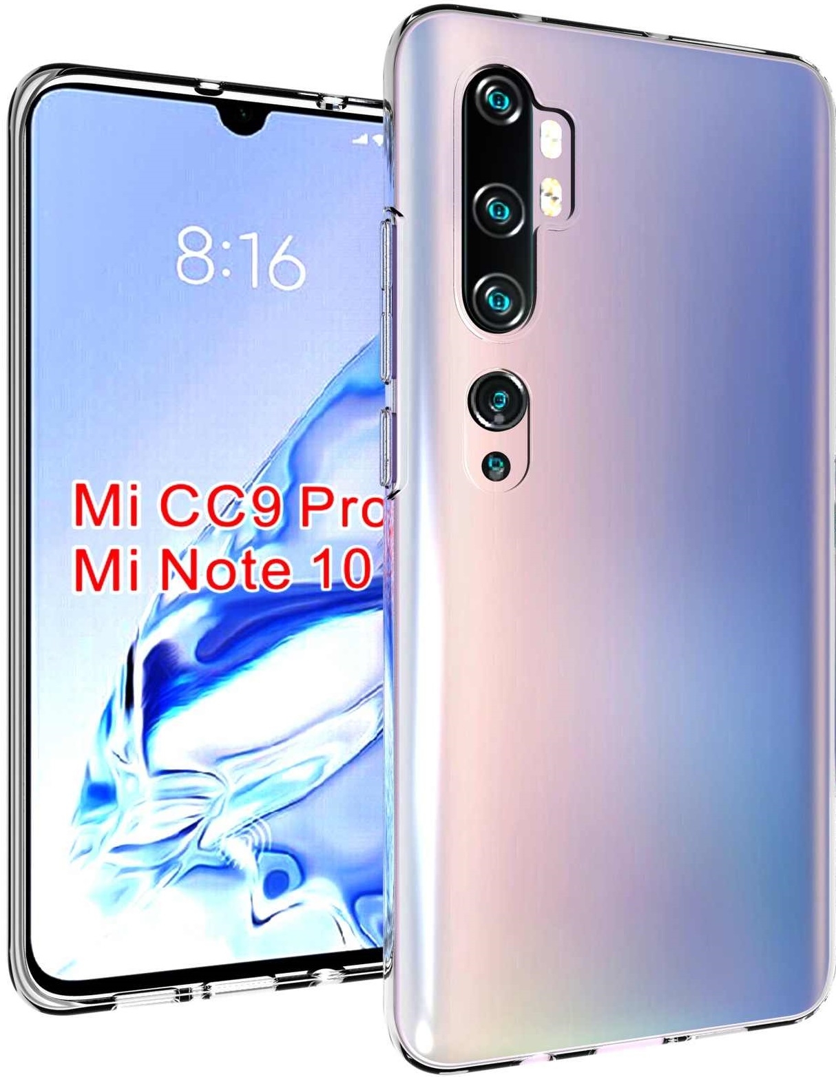 

Чехол-накладка Protective Case для Xiaomi Mi Note 10 (clear)