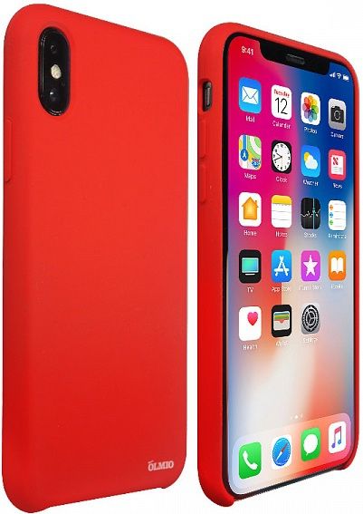 OLMIO Чехол-накладка Velvet для Apple iPhone X/ iPhone XS