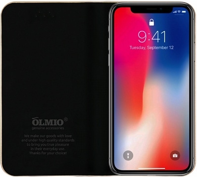 OLMIO Универсальный чехол-книжка для смартфонов 5.0-5.5"