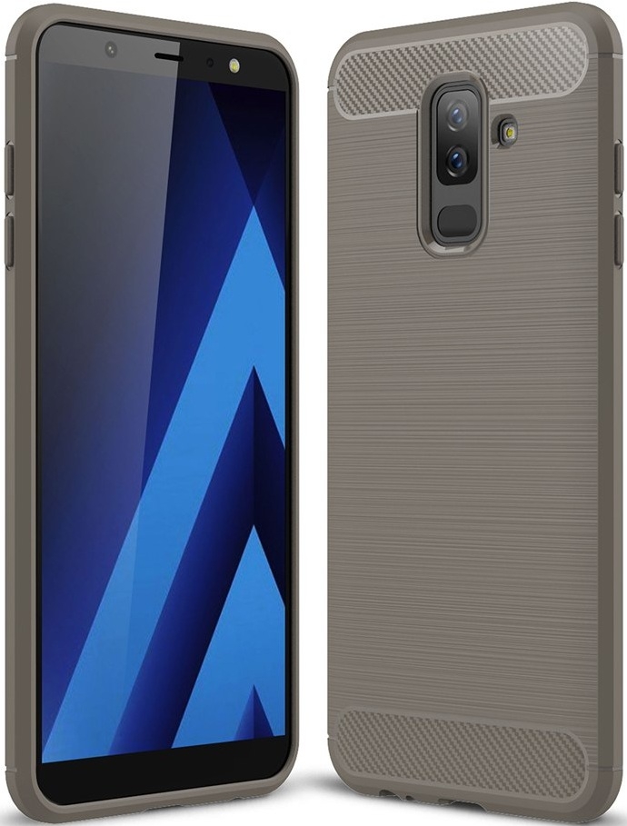 

Противоударный чехол-накладка для Samsung Galaxy A6+ (2018) SM-A605FN (gray)