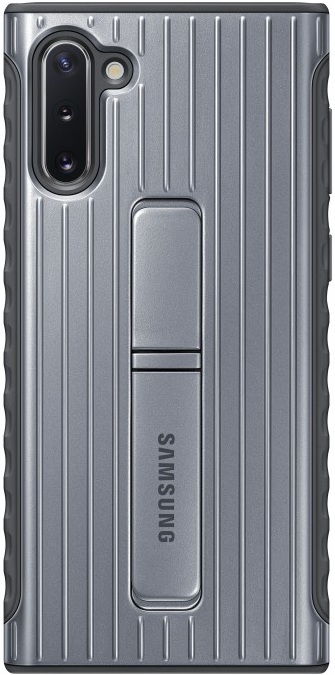 

Чехол-накладка Protective Standing Cover для Samsung Galaxy Note 10 SM-N970F (silver)