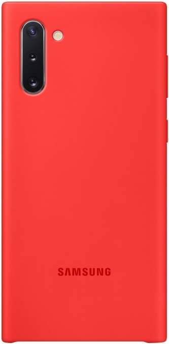 

Чехол-накладка Silicone Cover для Samsung Galaxy Note 10 SM-N970F (red)