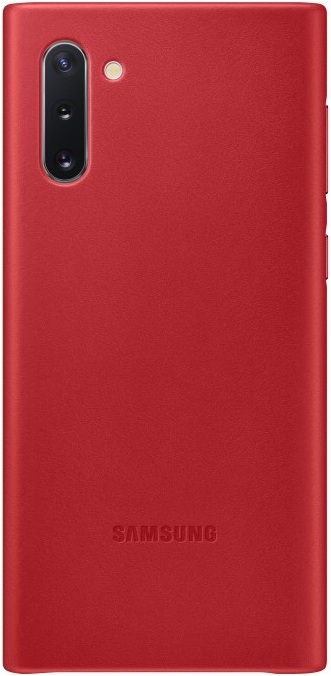 

Чехол-накладка Leather Cover для Samsung Galaxy Note 10 SM-N970F (red)