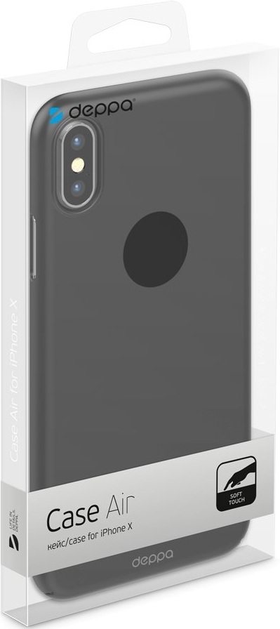 Deppa Чехол-накладка Air Case для Apple iPhone X/ iPhone XS