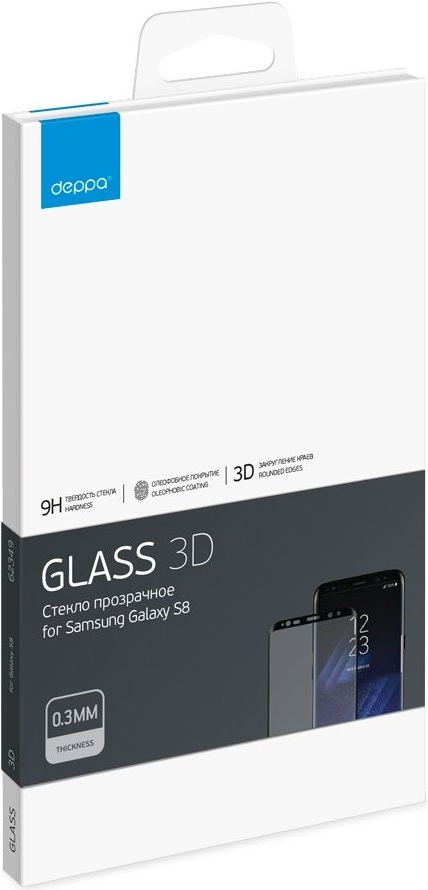 Deppa Защитное стекло 3D для Samsung Galaxy S8 SM-G950