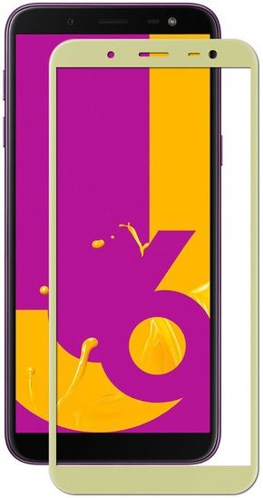 

Защитное стекло FullScreen для Samsung Galaxy J6 (2018) SM-J600F/DS (gold)