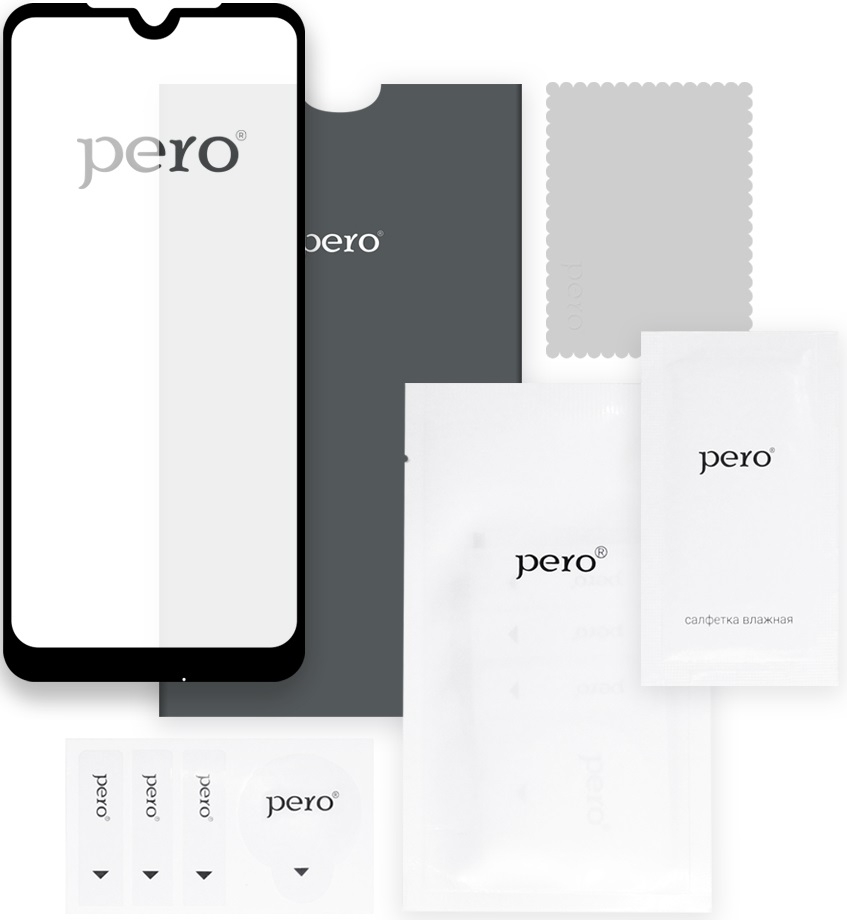 PERO Защитное стекло Full Glue для Xiaomi Redmi 7