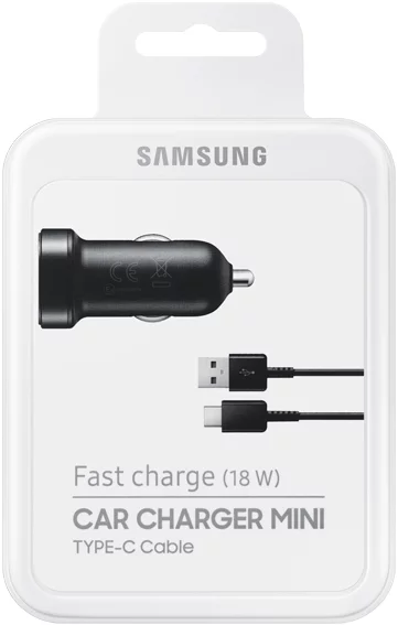 Samsung Автомобильное зарядное устройство EP-LN930C + кабель USB Type-C, 2A