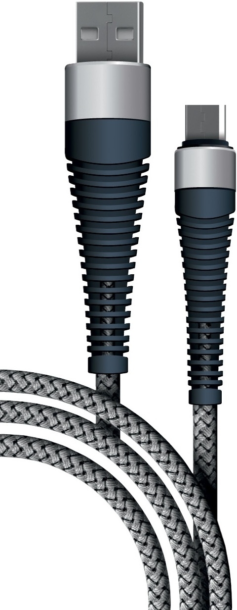 BoraSCO Кабель Fishbone USB 2.0 - microUSB, 3А