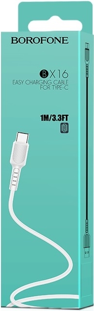 Borofone Кабель BX16 Easy USB - USB Type-C, 2A