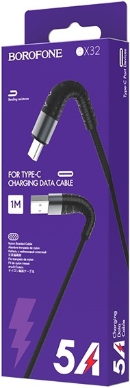 Borofone Кабель BX32 Munificent USB - USB Type-C, 5А