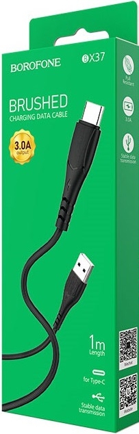 Borofone Кабель BX37 Wieldy USB - USB Type-C, 3А